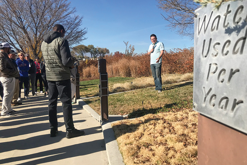 Aerial view of Ghost Creek golf course