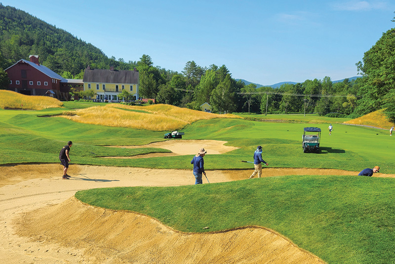 Aerial view of Ghost Creek golf course